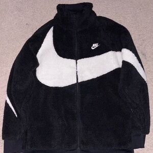 Nike Black and White Swoosh Asia Sizing.